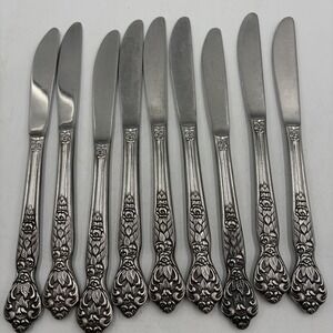 9 Dinner Knives VERSAILLES by MSI Stainless Japan Used